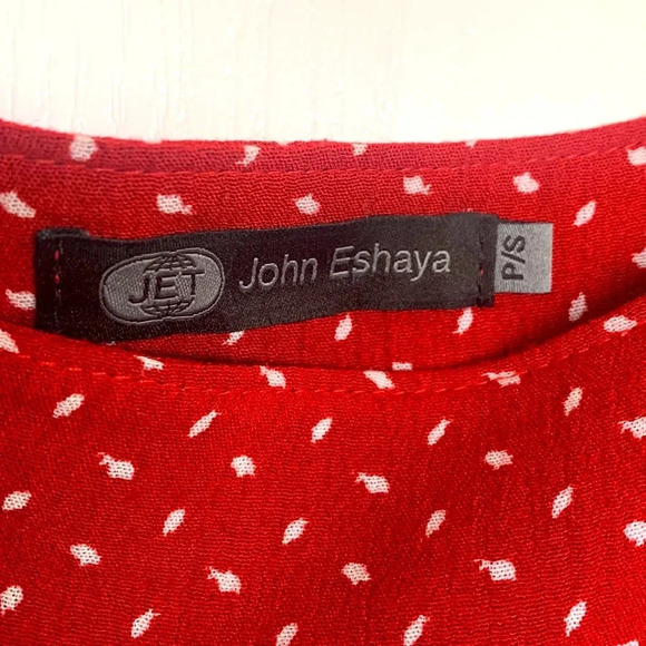 Womens JET JOHN ESHAYA dress size small navy and red perfect condition - Picture 5 of 8